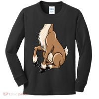 Reindeer Adult Brown Deer Costume Kids Long Sleeve Shirt thumb 0