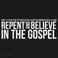 Repent And Believe In The Gospel Christian Bible Women's Tank Top thumb 5