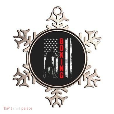 Retro American Boxing Apparel US Flag Boxer Ornament