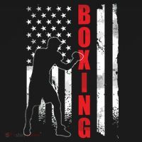Retro American Boxing Apparel US Flag Boxer Tote Bag thumb 4