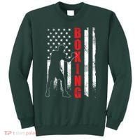 Retro American Boxing Apparel US Flag Boxer Sweatshirt thumb 0