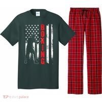 Retro American Boxing Apparel US Flag Boxer Pajama Set thumb 0