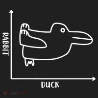 Rabbit Duck Diagram Chart Women's Sweatshirt thumb 2
