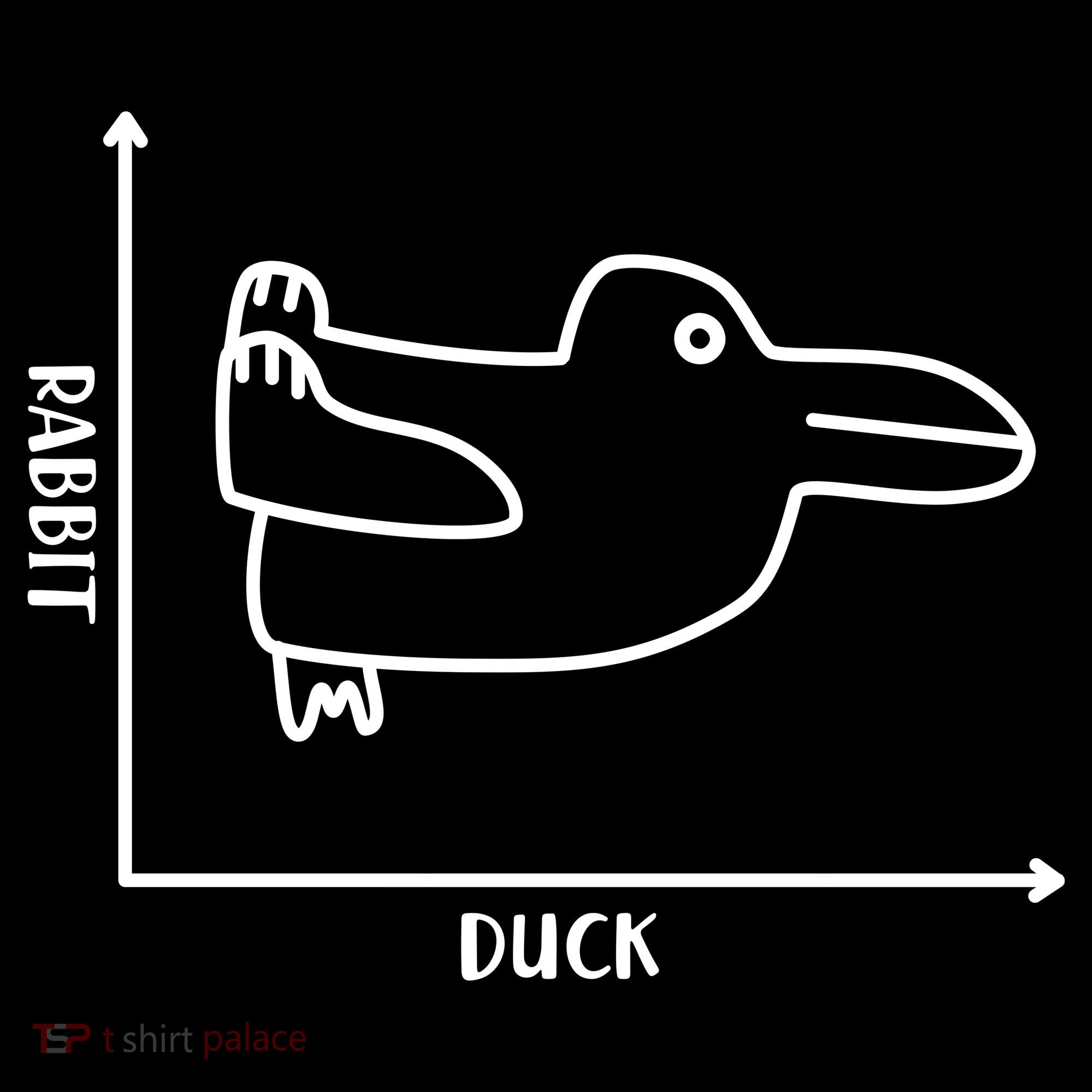 Rabbit Duck Diagram Chart USA-Made Doggie Bandana
