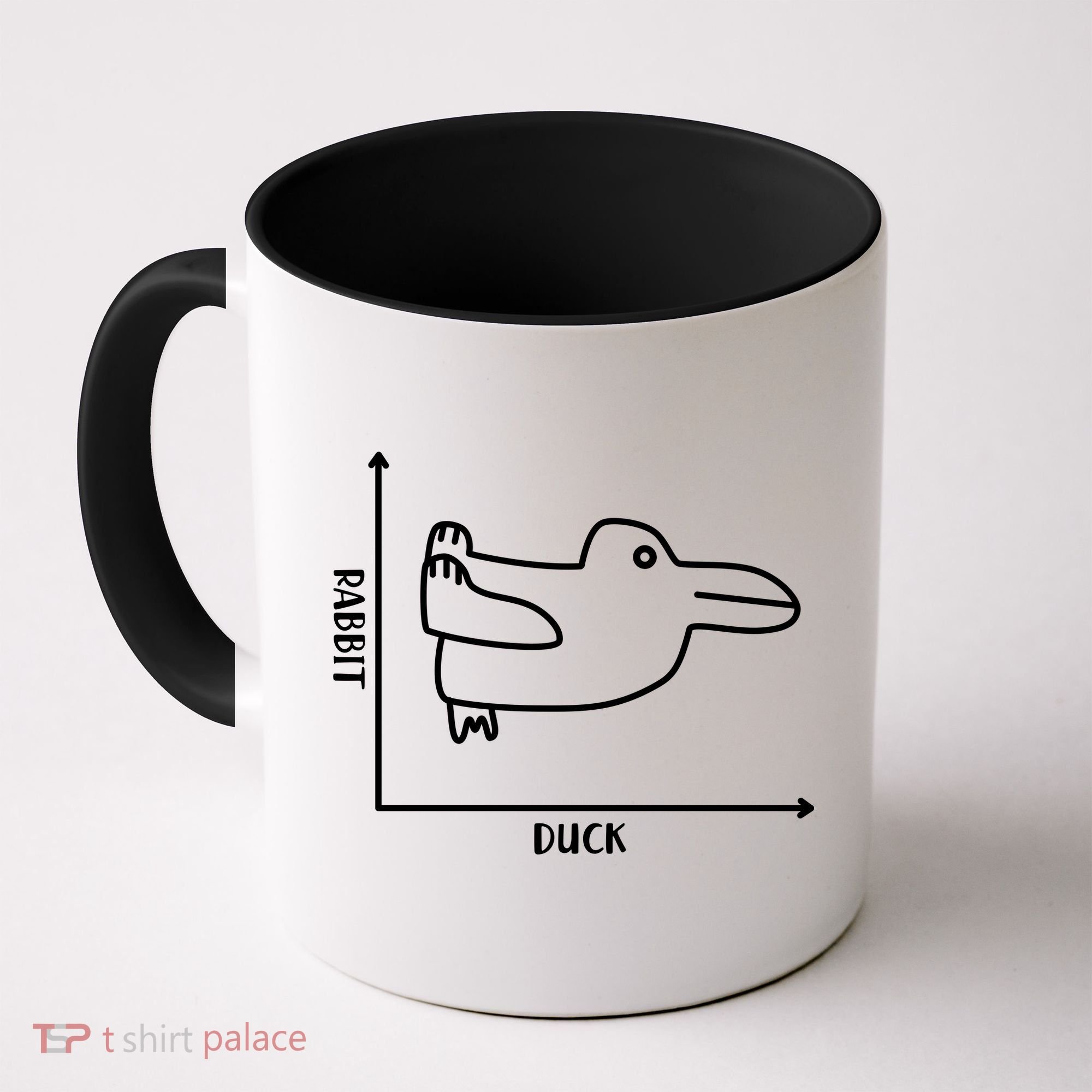 Rabbit Duck Diagram Chart Coffee Mug