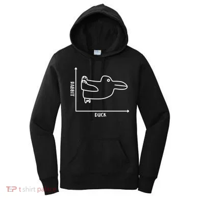 Rabbit Duck Diagram Chart Women's Hoodie