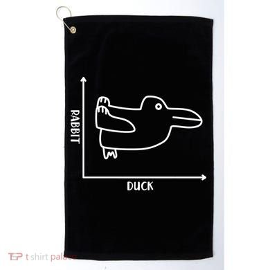 Rabbit Duck Diagram Chart Golf Towel