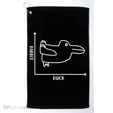 Rabbit Duck Diagram Chart Golf Towel