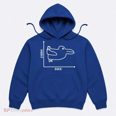 Rabbit Duck Diagram Chart Hoodie