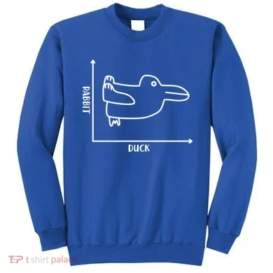 Rabbit Duck Diagram Chart Sweatshirt