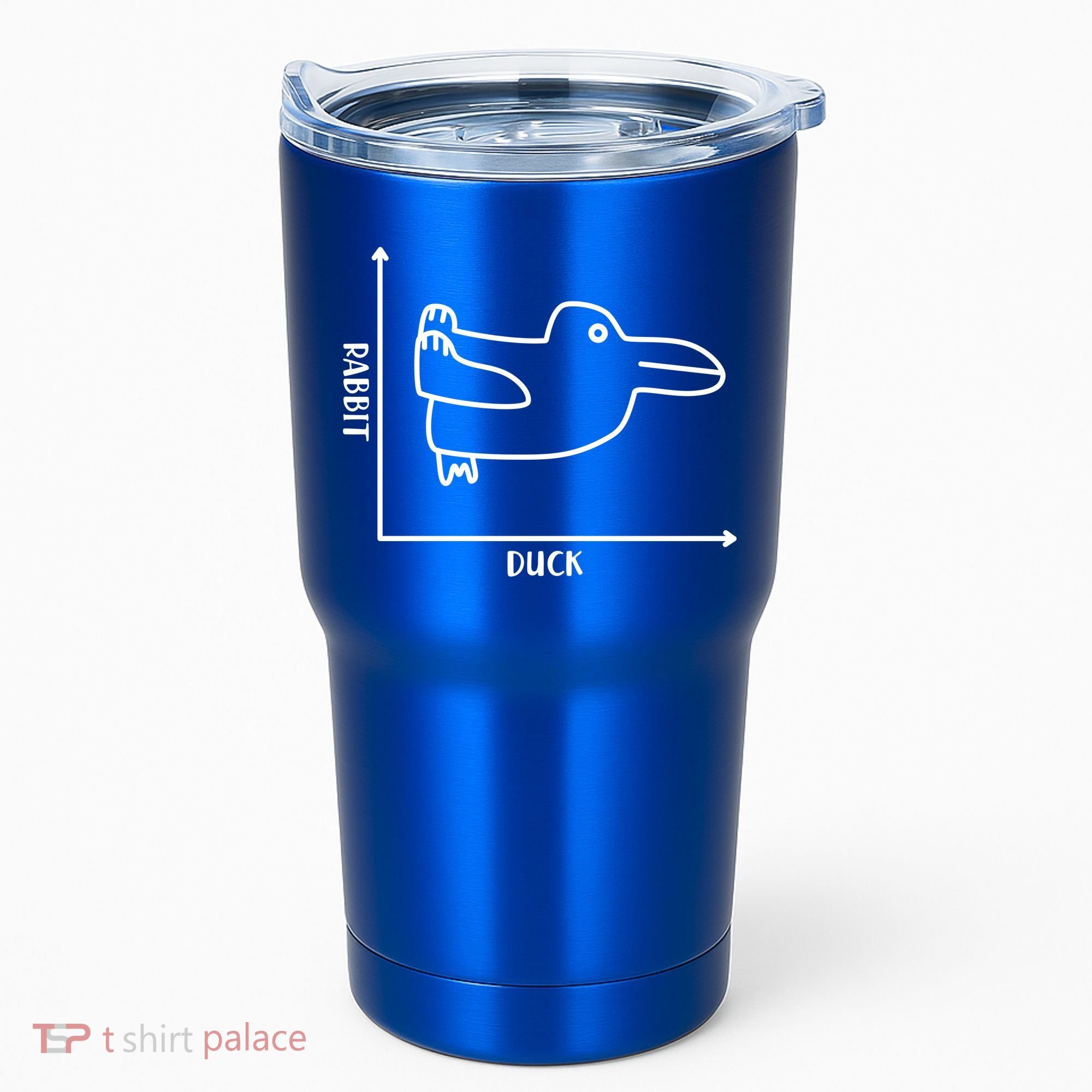 Rabbit Duck Diagram Chart Tumbler
