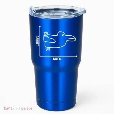 Rabbit Duck Diagram Chart Tumbler