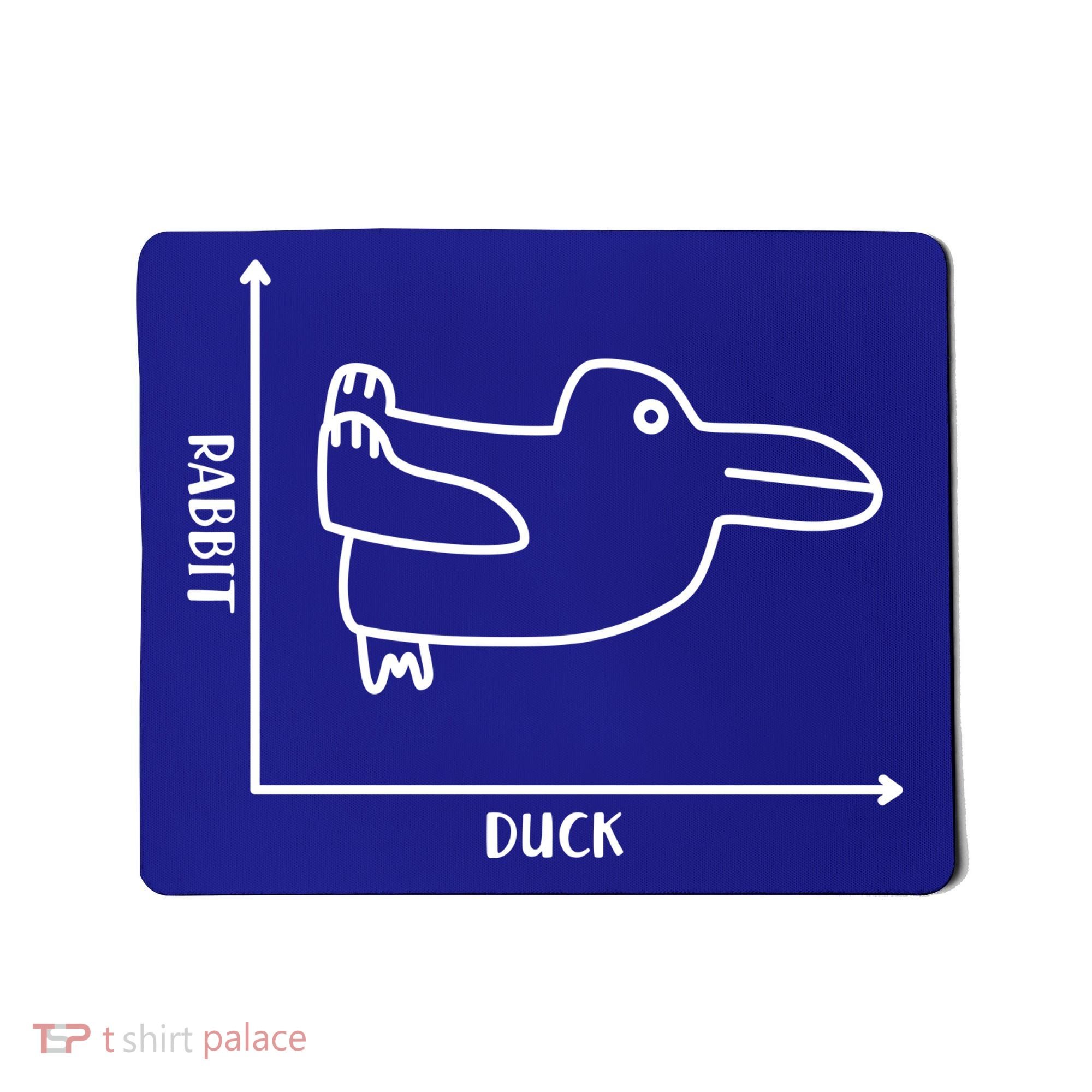 Rabbit Duck Diagram Chart Mousepad