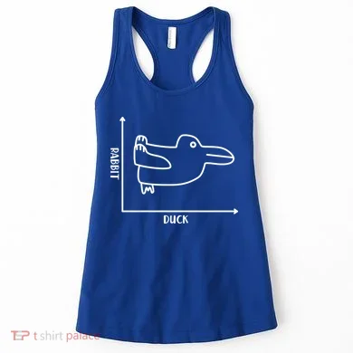Rabbit Duck Diagram Chart Women's Tank Top
