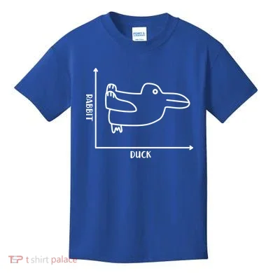 Rabbit Duck Diagram Chart Kids T-Shirt