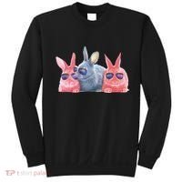 Rabbit Galaxy Cool Sweatshirt thumb 0