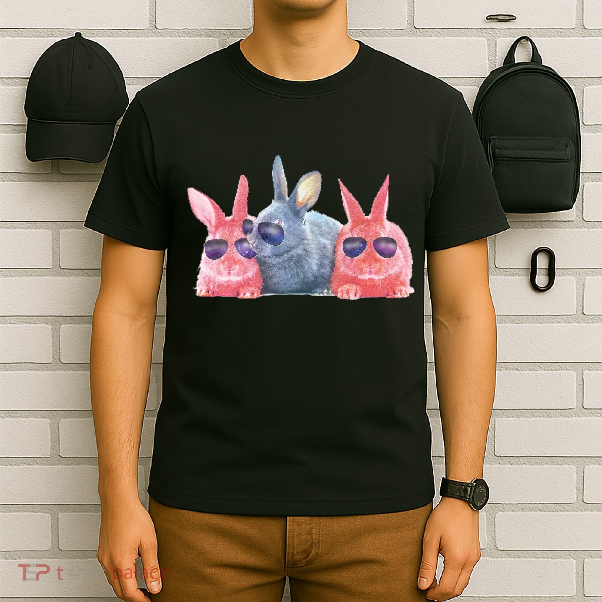 Rabbit Galaxy Cool T-Shirt