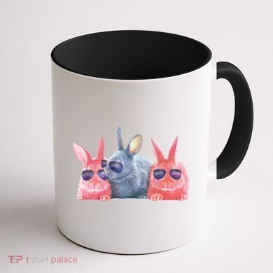Rabbit Galaxy Cool Coffee Mug back