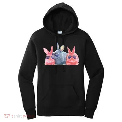 Rabbit Galaxy Cool Women's Hoodie