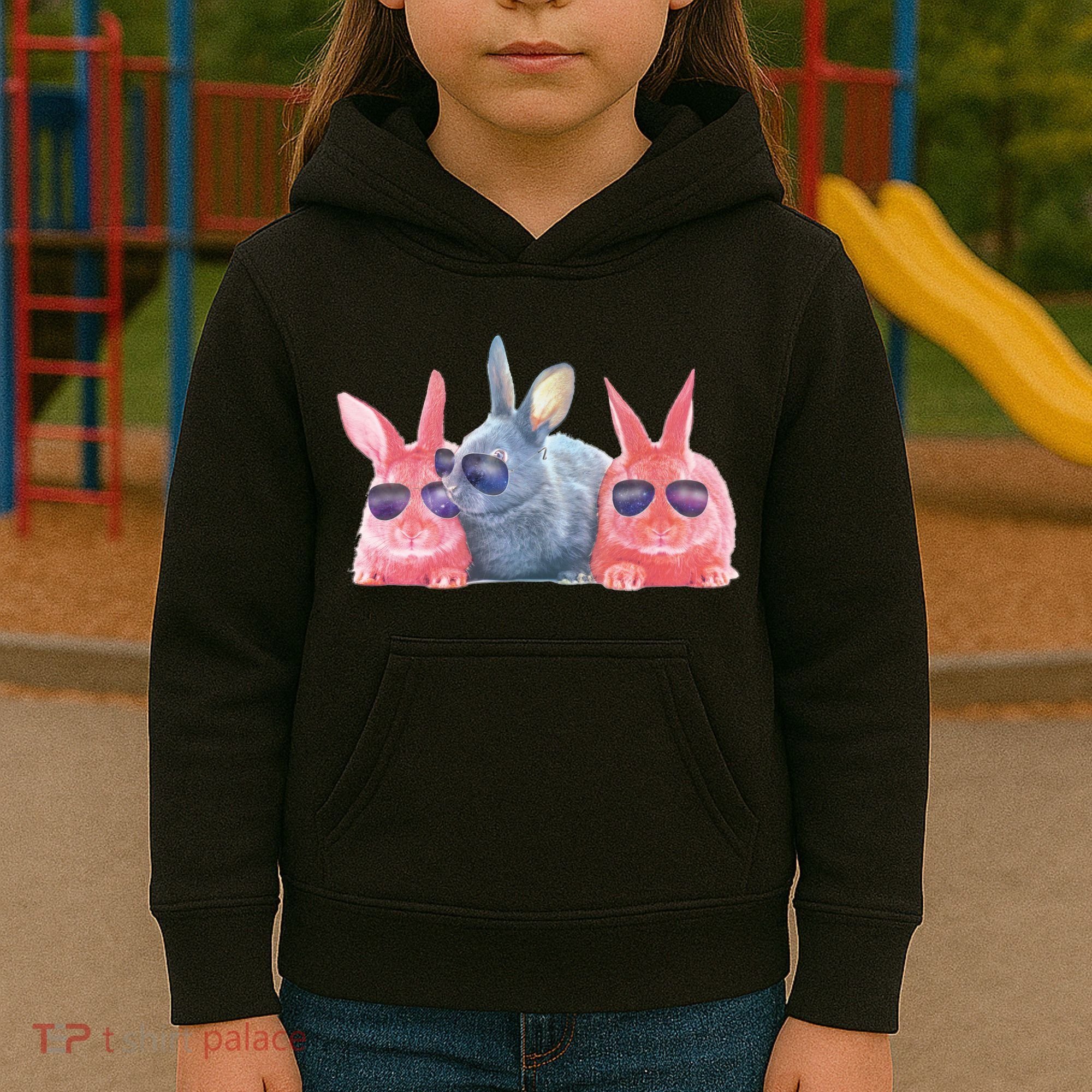 Rabbit Galaxy Cool Kids Hoodie
