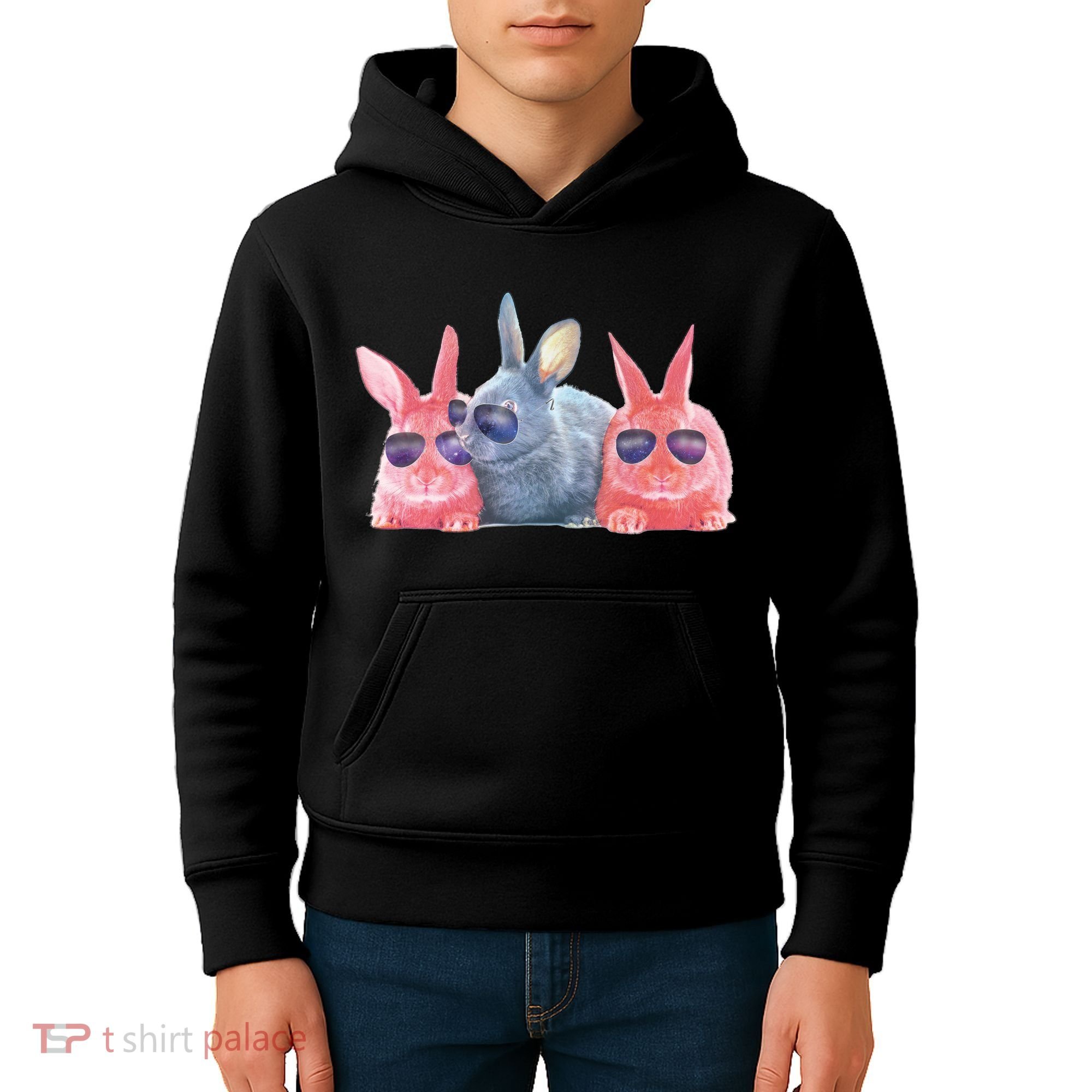 Rabbit Galaxy Cool Kids Hoodie