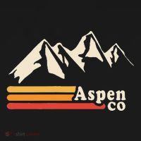 Retro Aspen Co Colorado Mountains Ski T-Shirt thumb 7