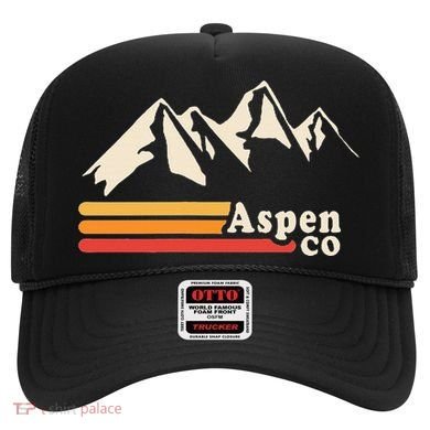 Retro Aspen Co Colorado Mountains Ski Hat