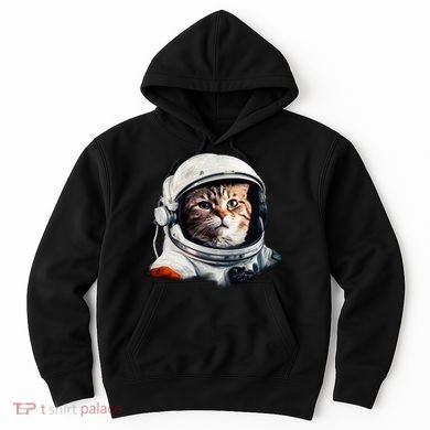 Realistic Astronaut Cat Hoodie