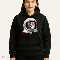 Realistic Astronaut Cat Hoodie thumb 5