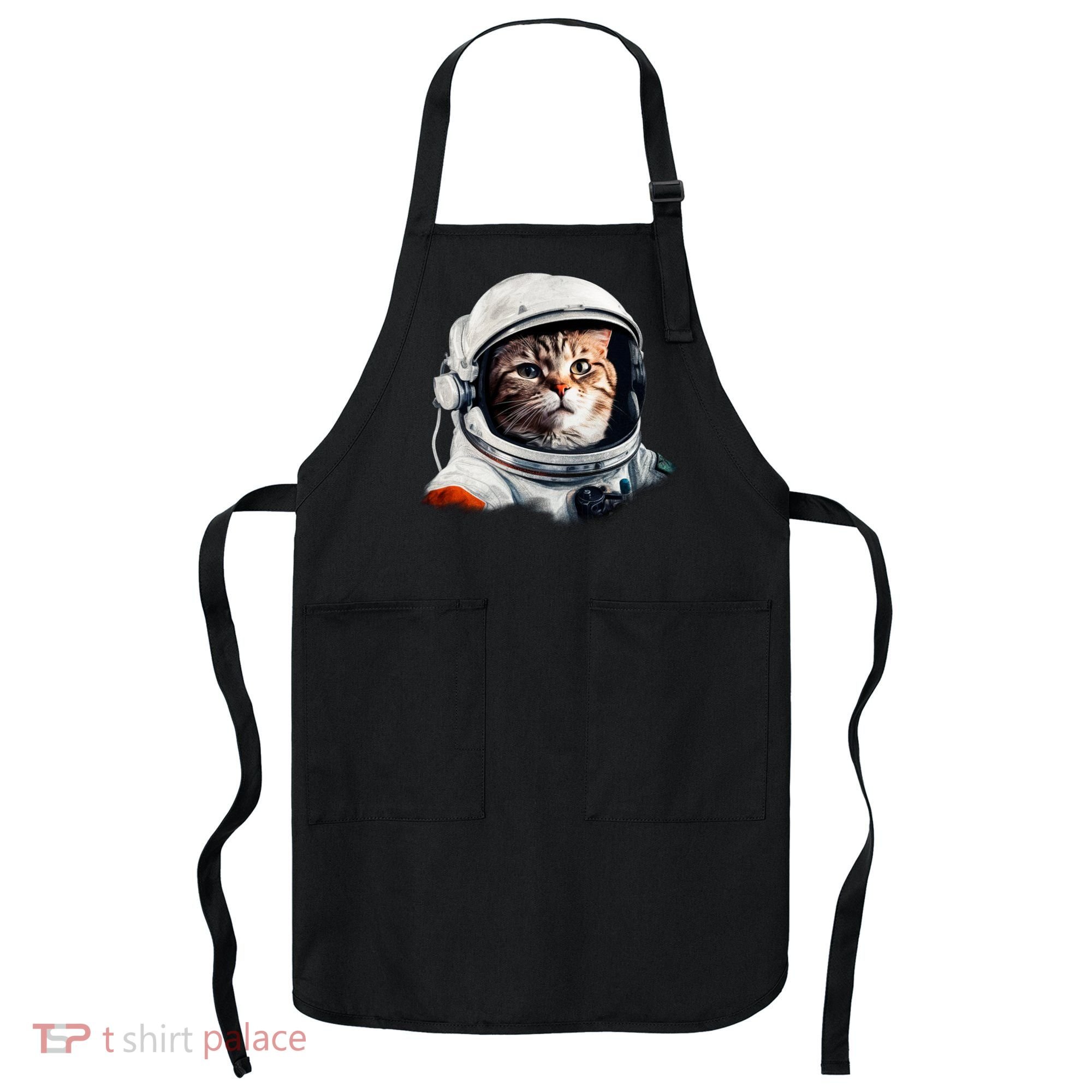 Realistic Astronaut Cat Apron