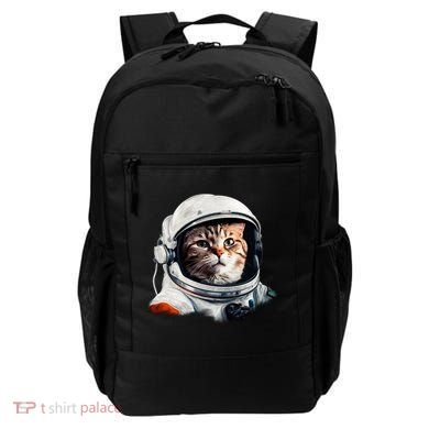 Realistic Astronaut Cat Backpack