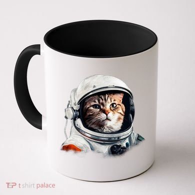 Realistic Astronaut Cat Coffee Mug