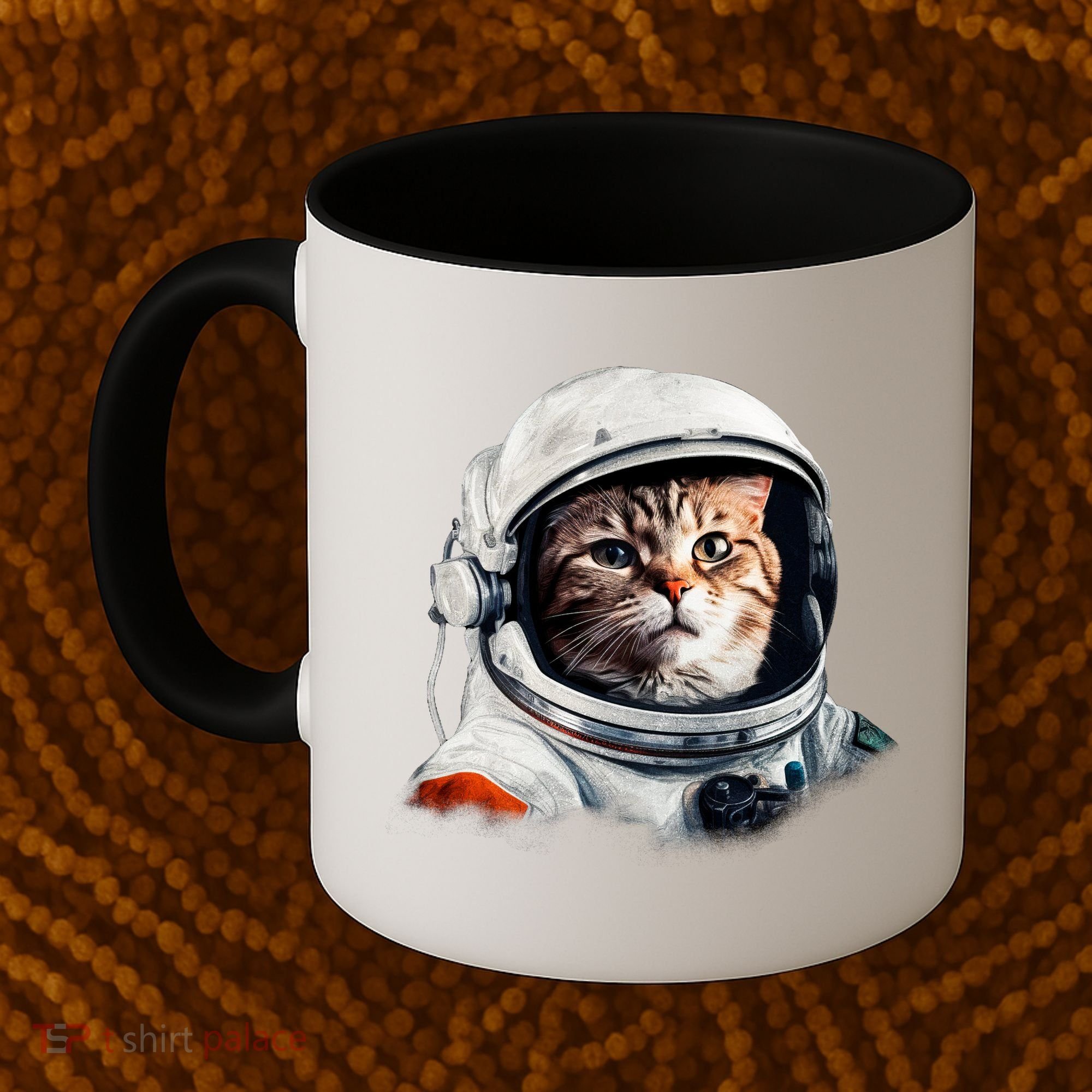 Realistic Astronaut Cat Coffee Mug