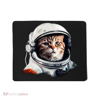 Realistic Astronaut Cat Mousepad