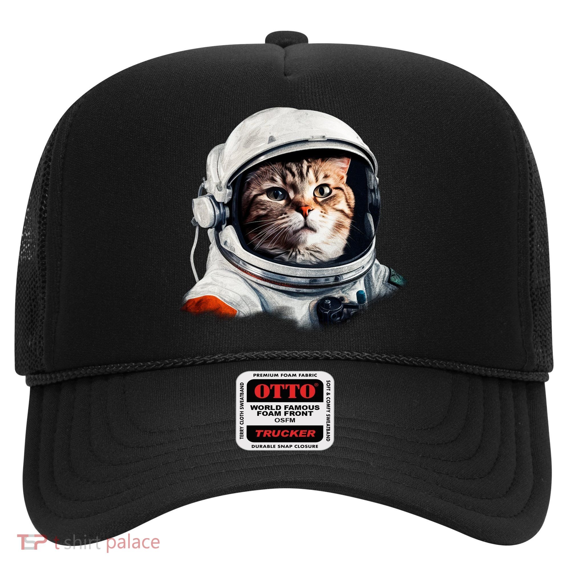 Realistic Astronaut Cat Hat