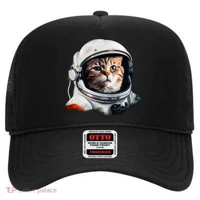 Realistic Astronaut Cat Hat