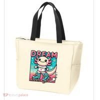 Rollerblading Axolotl Cute Salamander On Inline Skates Tote Bag thumb 3