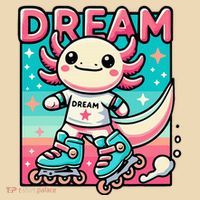 Rollerblading Axolotl Cute Salamander On Inline Skates Tote Bag thumb 4