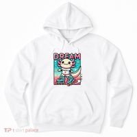 Rollerblading Axolotl Cute Salamander On Inline Skates Hoodie thumb 0