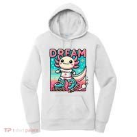 Rollerblading Axolotl Cute Salamander On Inline Skates Women's Hoodie thumb 0