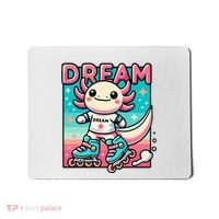 Rollerblading Axolotl Cute Salamander On Inline Skates Mousepad thumb 0