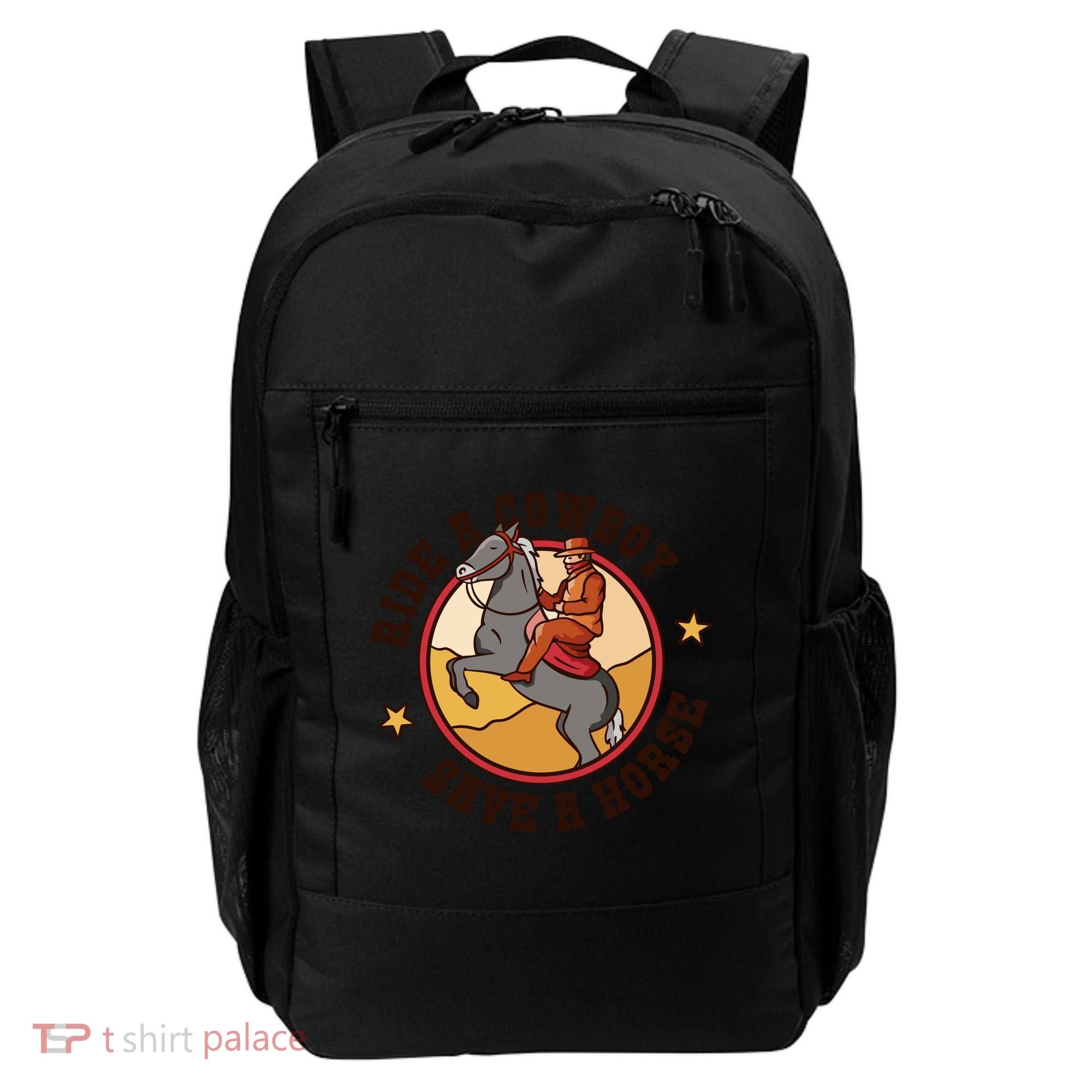 Ride A Cowboy Save A Horse Backpack
