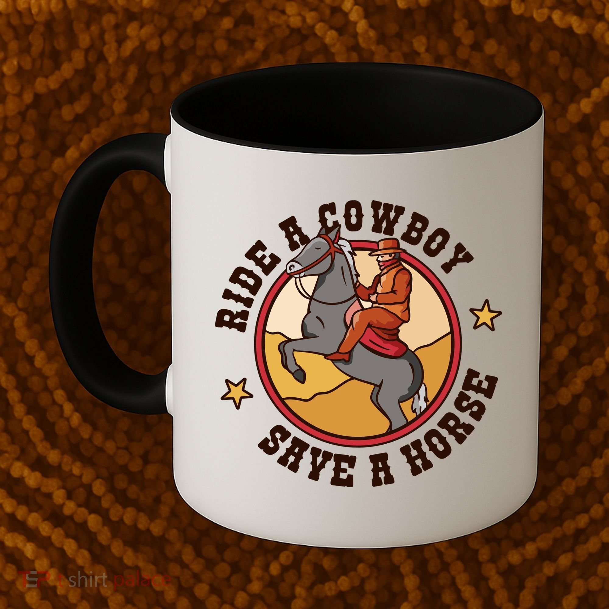 Ride A Cowboy Save A Horse Coffee Mug