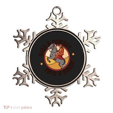 Ride A Cowboy Save A Horse Ornament