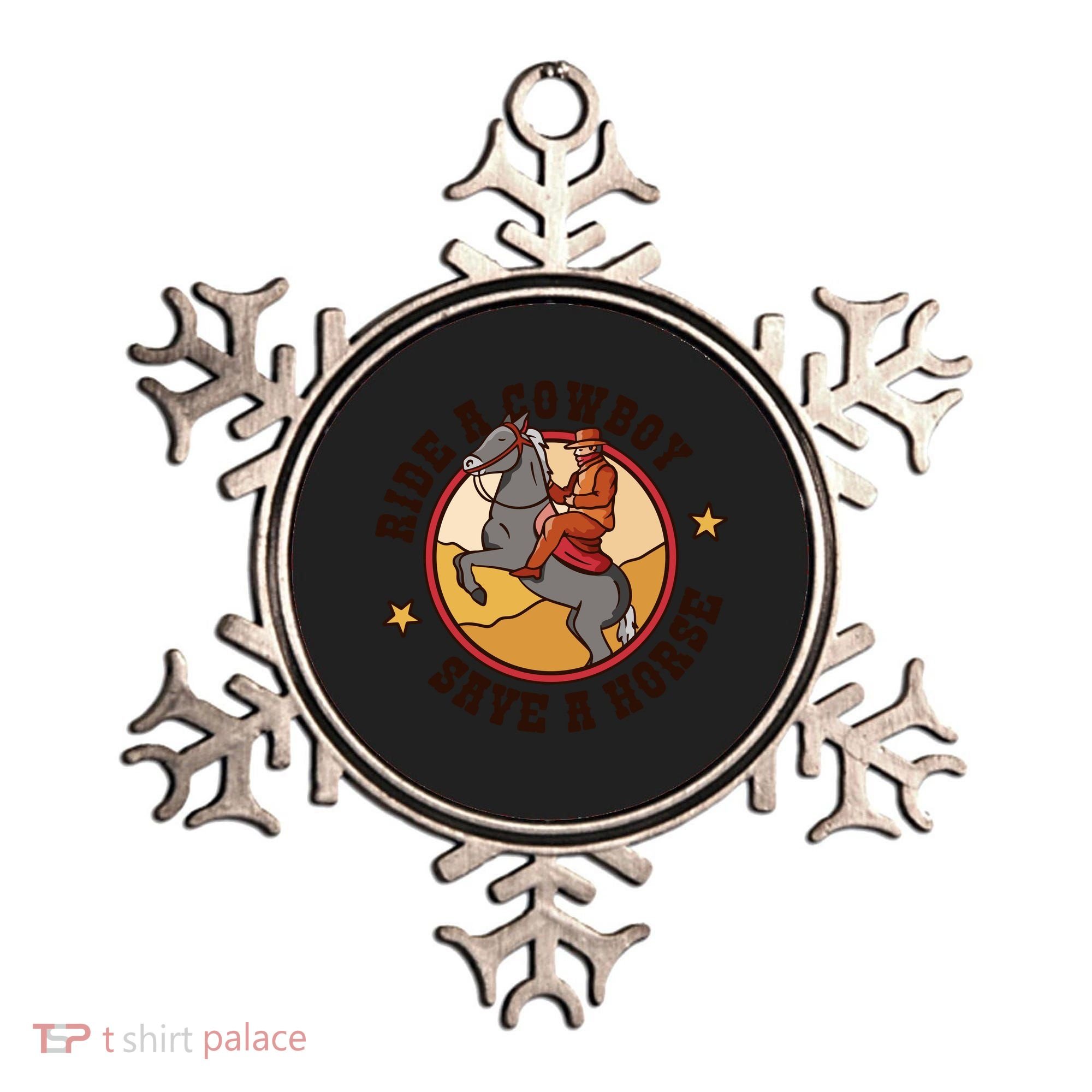 Ride A Cowboy Save A Horse Ornament