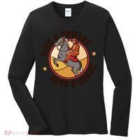 Ride A Cowboy Save A Horse Women's Long Sleeve Shirt thumb 0