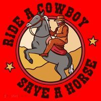 Ride A Cowboy Save A Horse Santa Hat thumb 1