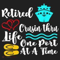 Retired And Cruising Through Life One Port At A Time Beanie thumb 2