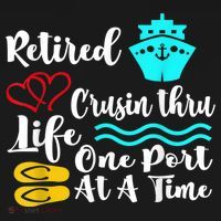 Retired And Cruising Through Life One Port At A Time Women's Hoodie thumb 2