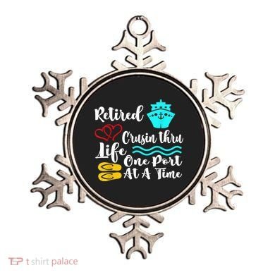 Retired And Cruising Through Life One Port At A Time Ornament
